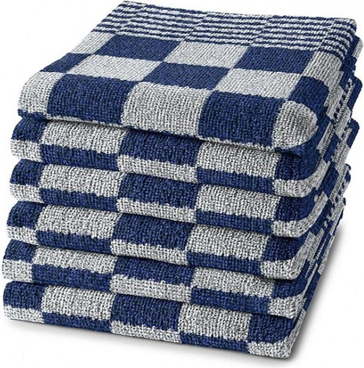 Keukenhanddoek blauw-wit – 60 × 60 cm