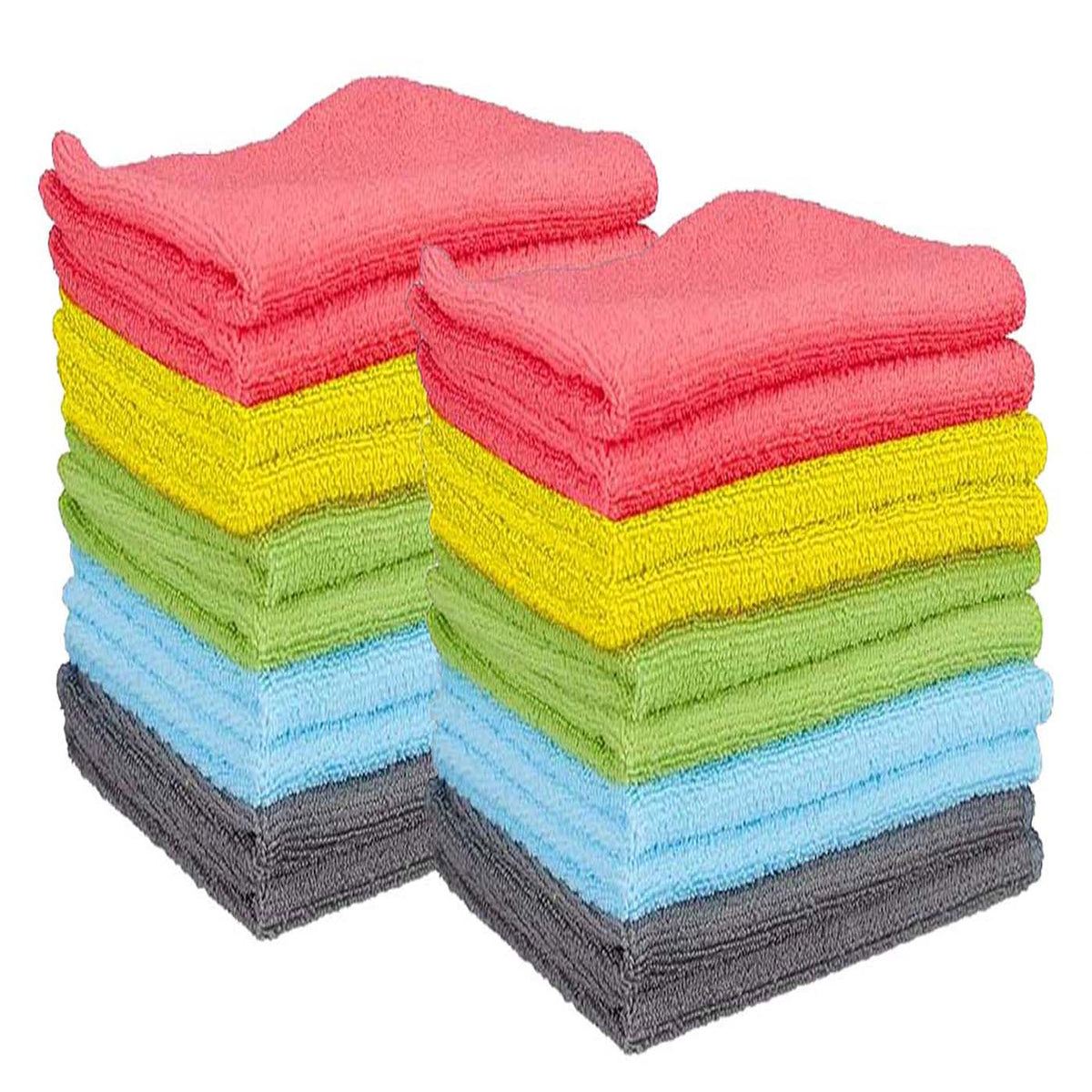 Microvezeldoeken mix – 40 × 40 cm – set van 10