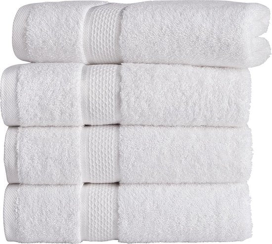 Handdoek Ruche wit – 50 × 100 cm – 550 g/m²