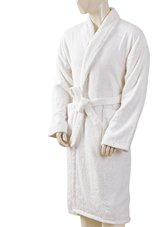 Hotel sauna badjas wit – unisex XL – 400 g/m²