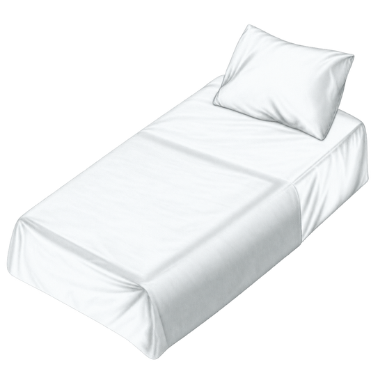 Waterdicht steeklaken wit – 110 × 90 + 50 cm