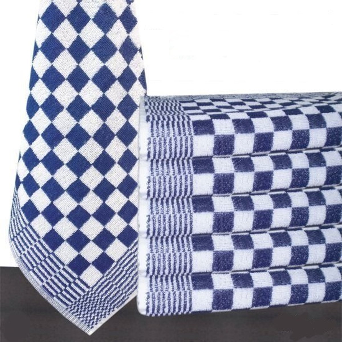 Keukenhanddoek blauw-wit – 50 × 50 cm
