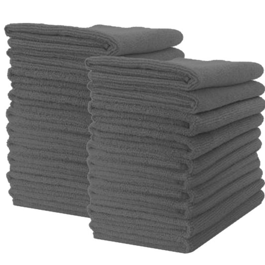 Microvezeldoek antraciet – 40 × 40 cm – 340 g/m²