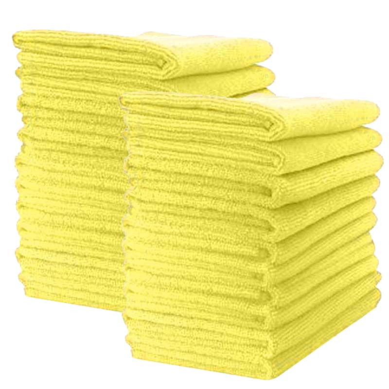 Microvezeldoek geel – 40 × 40 cm – 340 g/m²