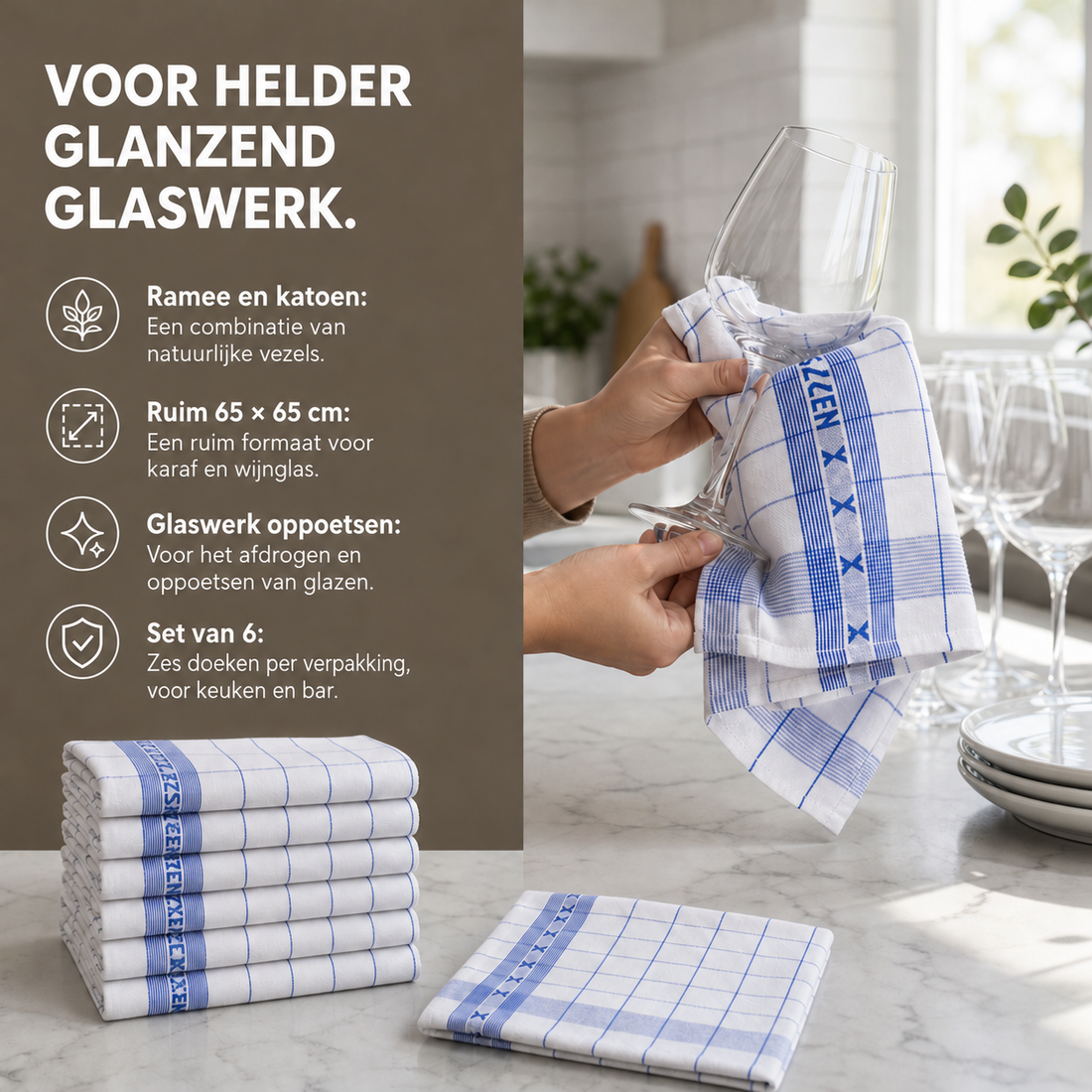Eigenschaften der Jacquard-Gläsertücher