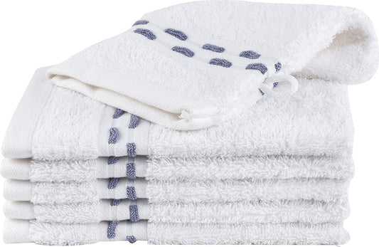 Washandje Golf jacquard wit – 15 × 22 cm – 550 g/m²