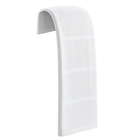 Cellulaire katoenen deken wit – 130 × 180 cm – 270 g/m²